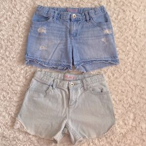 Set of 2 Girls Denim Shorts
